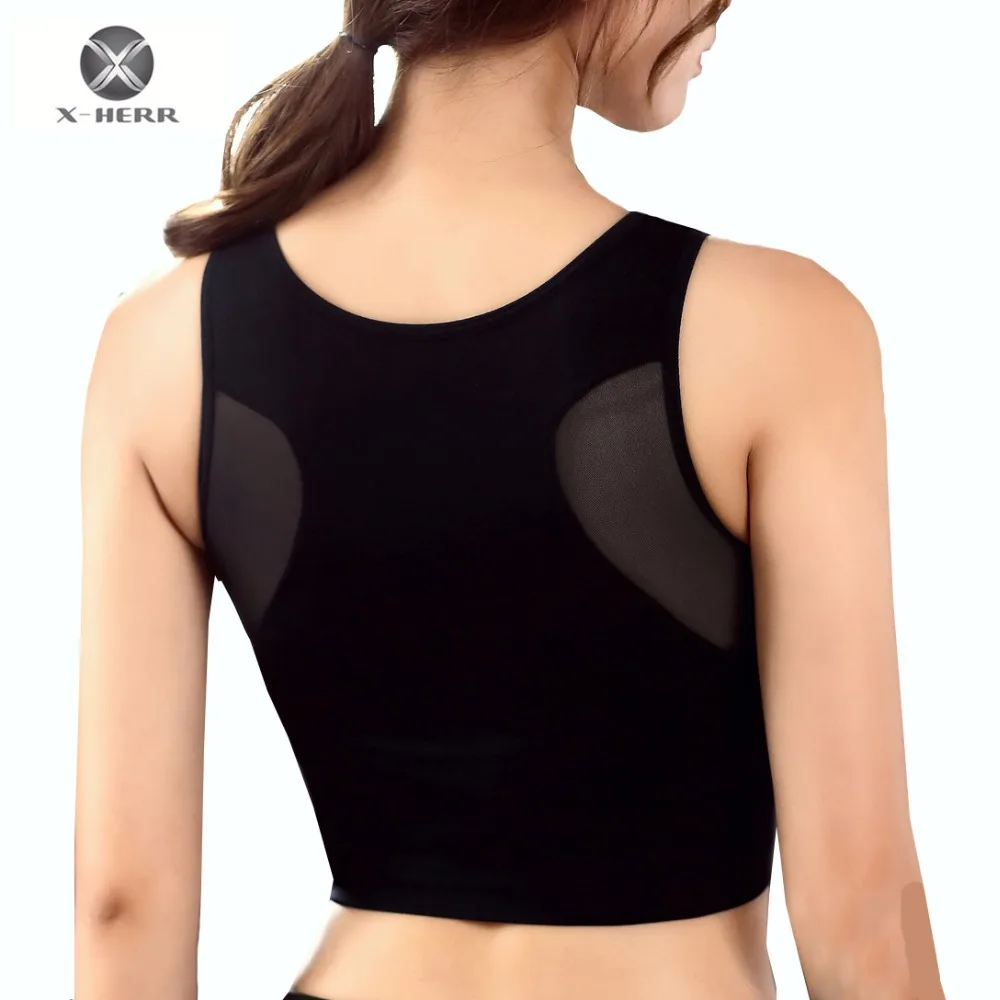 Women Yoga Bra Sports Fitness High Impact Sport Bras Mesh Racer Back