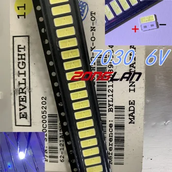 

100PCS EVERLIGHT LED 7030 LED Backlight TV High Power 1W 6V LED Backlight Cool white For LED LCD TV Backlight Application