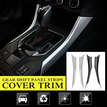 

Car Carbon Fiber Look Trim Strips for 2018 XV Crosstrek Gear Panel Border Carbon Fiber/Matt Silver Eye-catching Show Personalize