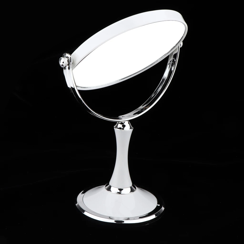 6-inch Tabletop Two-sided 360° Swivel Vanity Makeup Mirror with Normal View & 3X Magnification