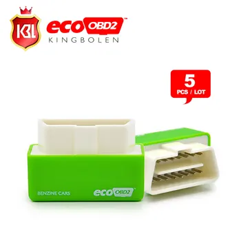 

5PCS/LOT EcoOBD2 for Benzine Car Chip Tuning Box Plug and Drive OBD2 Chip Tuning Box Lower Fuel and Lower Emission