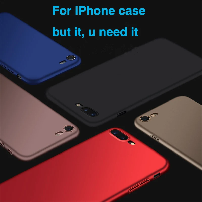 CRorange-Luxury-Hard-Back-Plastic-Matte-Case-For-iphone-7-7-Plus-Red-cases-For-iphone