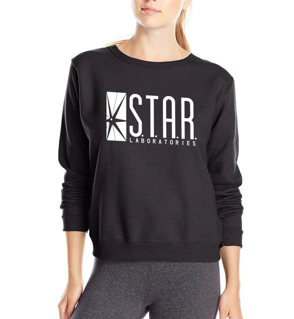 

Superman The Flash Women Sweatshirt STAR S.T.A.R.labs Sweatshirts Women 2019 Winter Casual Fleece Hoodie Women Pollovers S-XXL