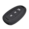 Silicone Car Key Case For Hyundai i30 Ix35 Solaris Azera Elantra Grandeur Ig Accent Santa Fe Verna 2017 2022 Cover Keyless Fob ► Photo 3/6