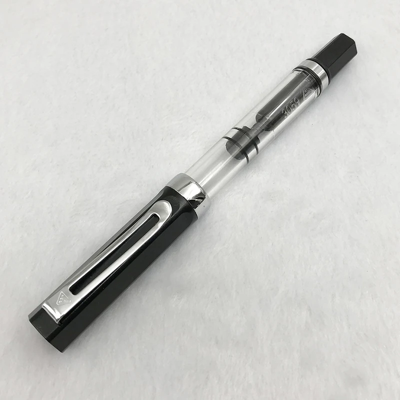 1 шт. прозрачная перьевая ручка F/EF перо для выбора Lanbitou пластиковые ручки для студентов Calligranphy чернила школьные принадлежности канцелярские принадлежности - Цвет: matte black