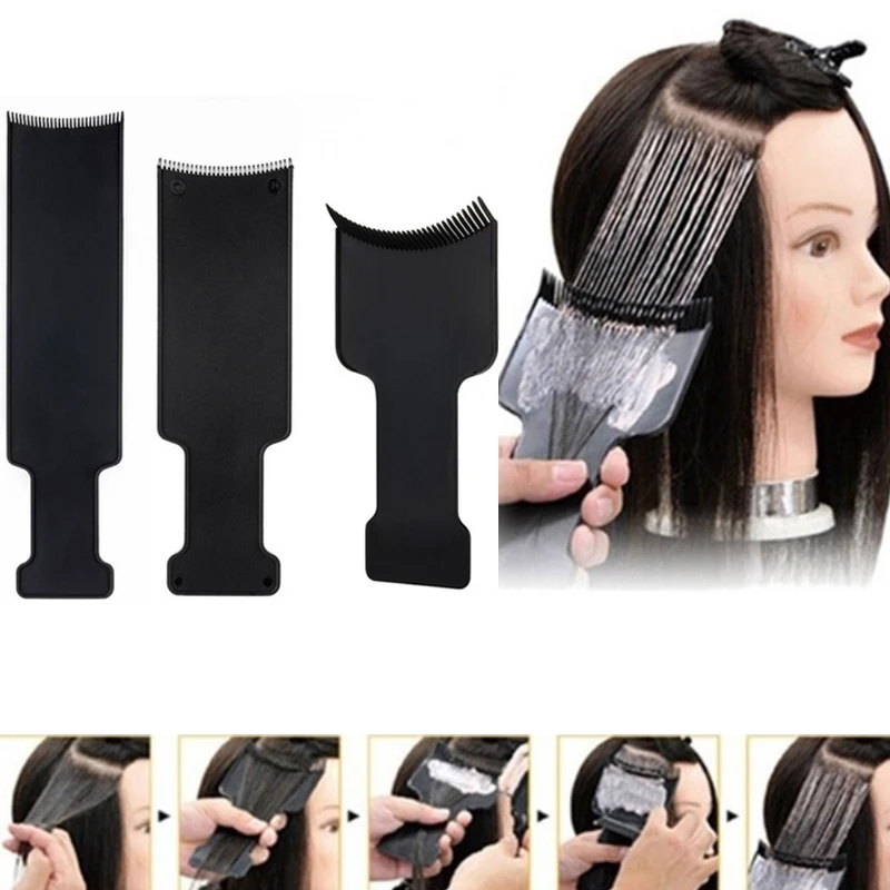 Горячая Профессиональная парикмахерская распылитель для волос щетка для расчистки салонов окрашивание волос выбор цвет доски Инструменты для укладки волос