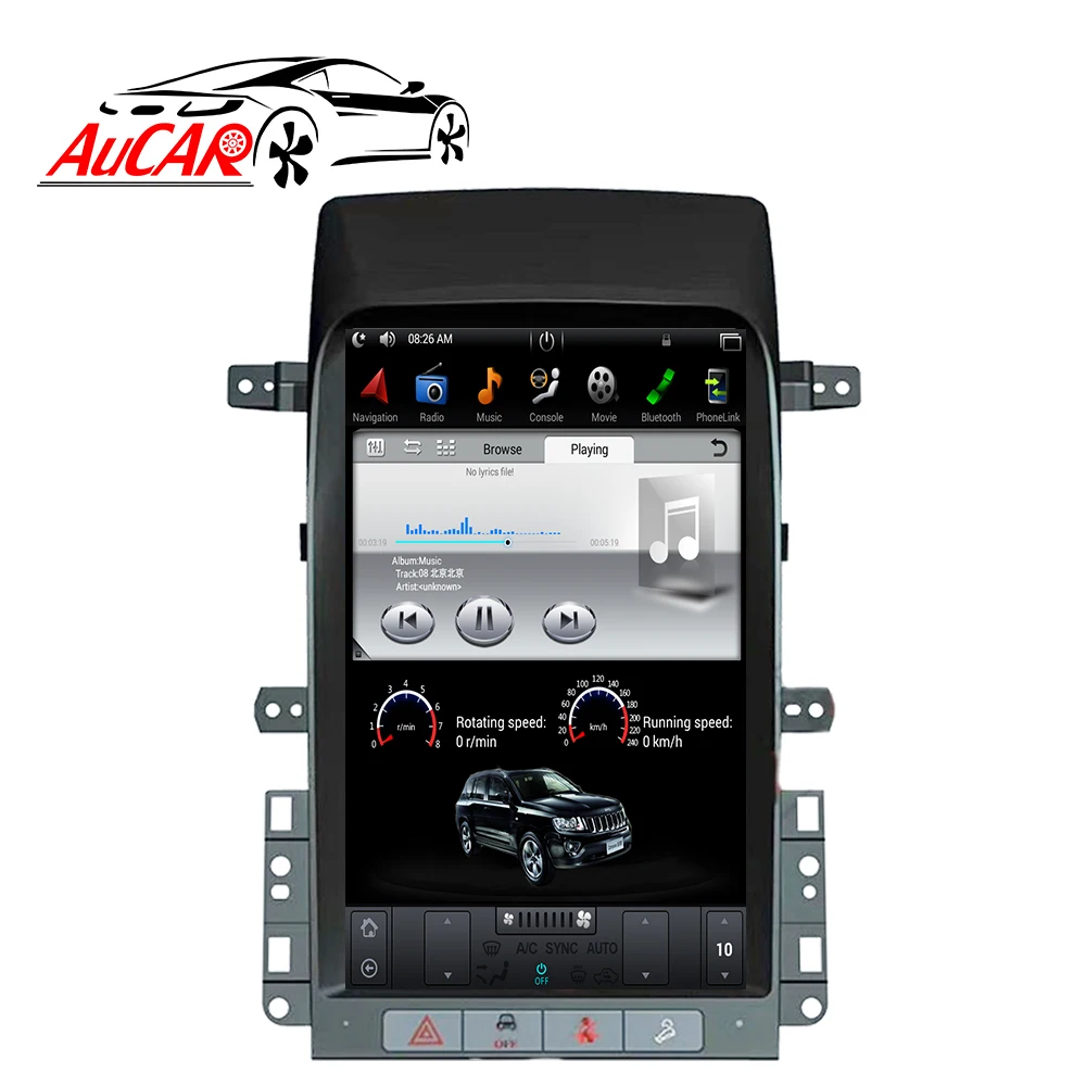 Автомагнитола в стиле Tesla Android 9 для Chevrolet Captiva 2008 2009 2010 2011 2012 мультимедиа GPS