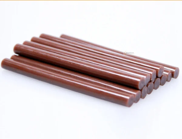 12pcs brown color hair glue stick for U I V Flat tip keratin extension Brazilian Indian Hot melt styling tools adesivo 12pcs brown color hair glue stick for U I V Flat tip keratin extension Brazilian Indian Hot melt styling tools adesivo