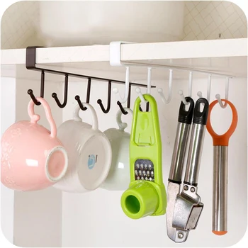 

Cupboard Hanging Hook Kitchen Storage Hanger Chest Storage Organizer Holder Kitchen Bedroom Bathroom Sundries Hooks Type Rack