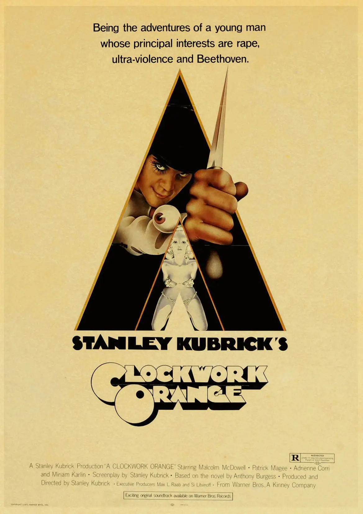 Kubrick классический киноплакат Сияющий/2001 космическая Одиссея/заводной оранжевый/Лолита домашний декор ретро постер живопись