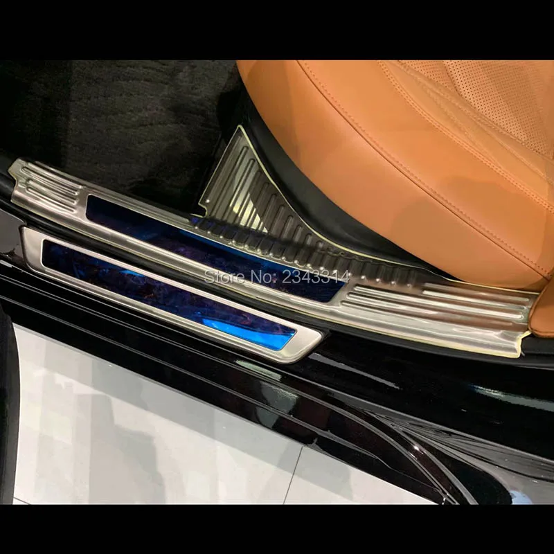 Для 2019 todora Avalon V XX50 Нержавеющая Накладка на порог накладка защита для педалей