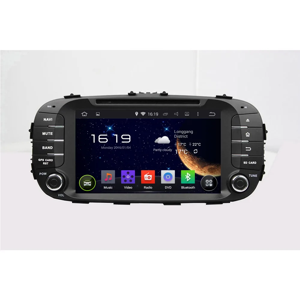Android 7.1 стерео GPS 3G CD плеер MP3 Bluetooth HDMI Sat Nav Автомобильный Мультимедийный Плеер