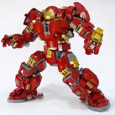 

Super Genuine Hero Series Iron Man Anti Hulk Mech Set Kid Toy Building Bricks Blocks Model Gifts compatible with Legoings