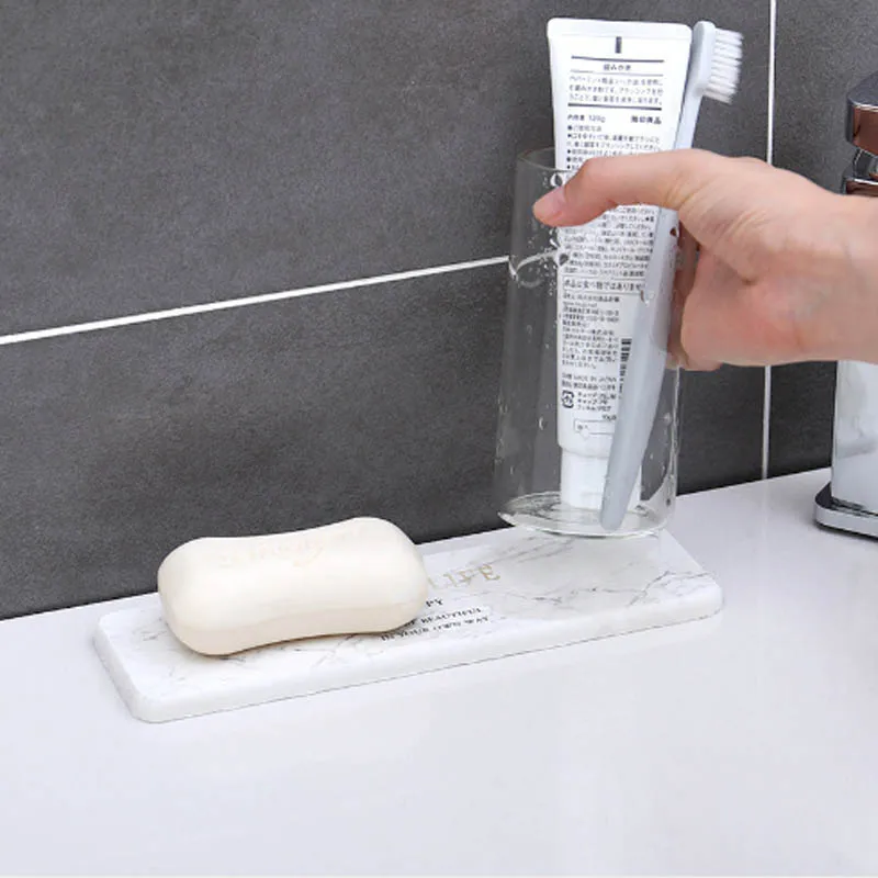 

Nordic Wash Mat Cushion Bath Wash Cup Soap Diatom Mud Water Cushion Bathroom Accessories Bathroom Carpet for Bathroom Decor