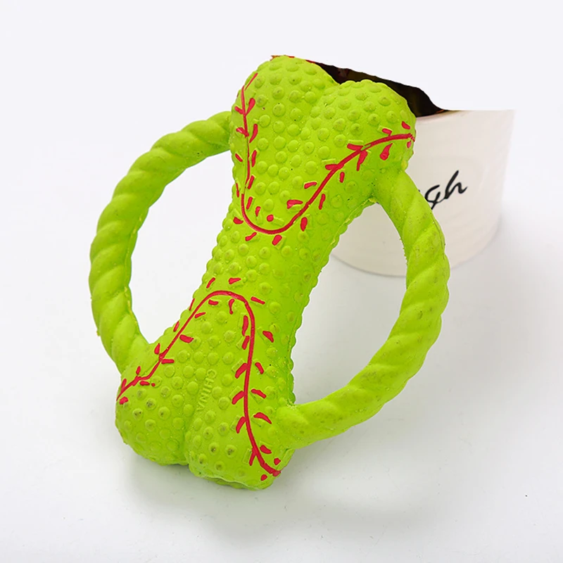 1 قطعة جديد Pubber الحيوانات الأليفة لعب كرة السلة العظام الحيوانات الأليفة لكرة القدم العظام لعبة الكلب جرو القط يمضغ لعبة تصدر صوت تحلق أقراص ...