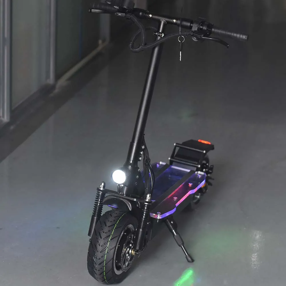 

Dual motor Foldable Electric Scooter portable fully Magnesium-aluminum alloy two wheel smart kick Scooter Electric skateboard