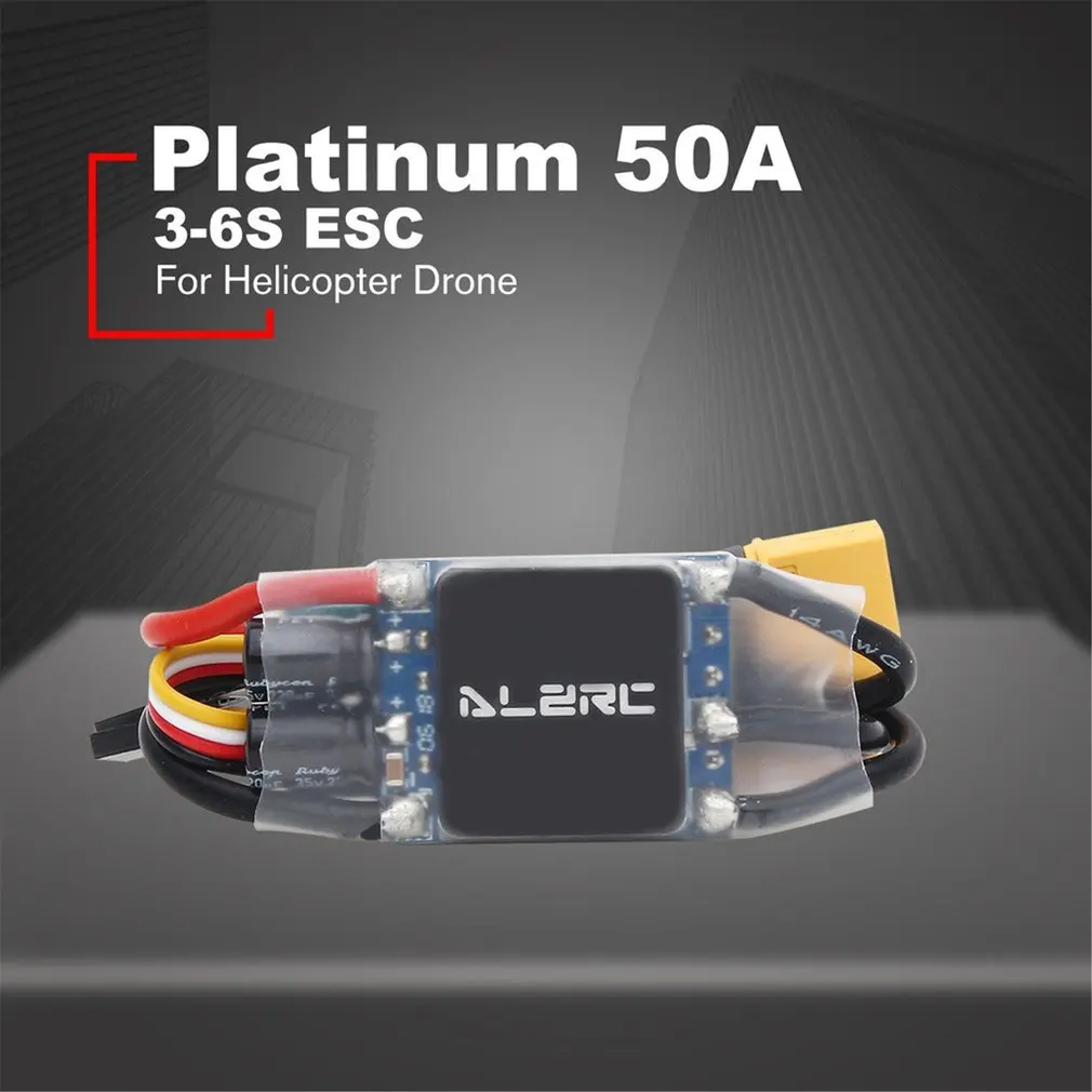 Platinum 50A V4 бесщеточный скоростной контроллер ESC с диагональю экрана 3-6 S Lipo для мультикоптера квадрокоптера самолета беспилотный вертолет