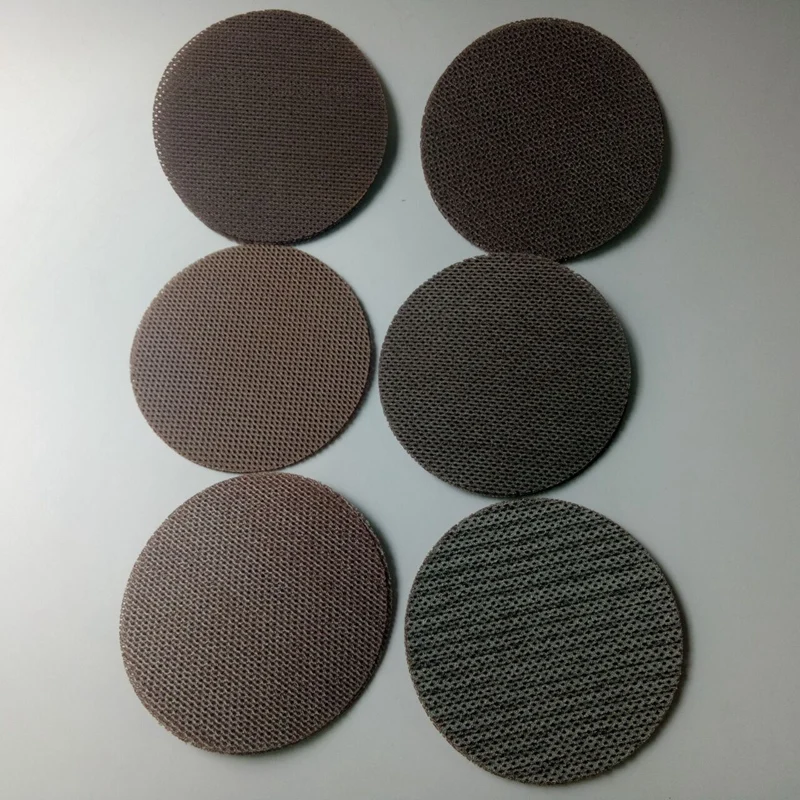 30 шт. сетчатые абразивные пылезащитные шлифовальные диски 3 дюйма 75 мм Анти-Блокировка сухой шлифовальной наждачной бумаги 80 до 600