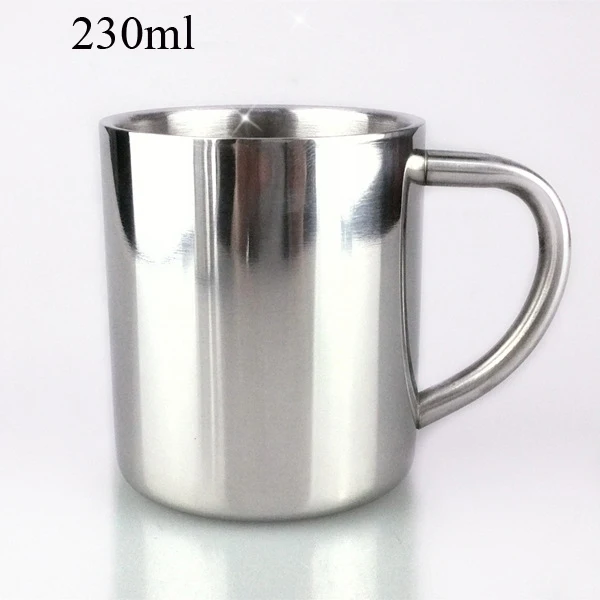 230ml Portable Mugs Student Double Wall Stainless Steel Insulated 230ml Portable Mugs Student Double Wall Stainless Steel Insulated Mug Coffee Milk Tea Tumblers Cup For