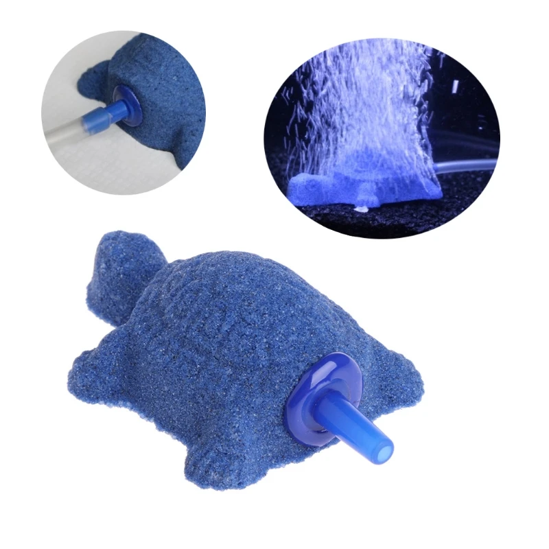 Turtle Aquarium Bubble Air Stone Diffuser Fish Tank Aerator Oxygen Pump Ornament Decor 6