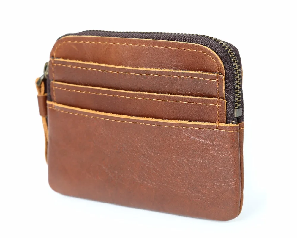 Genuine Leather Wallet Men MAN Male Small Portomonee Vallet With Coin Purse Pockets Slim Fashion Mini Walet | Багаж и сумки
