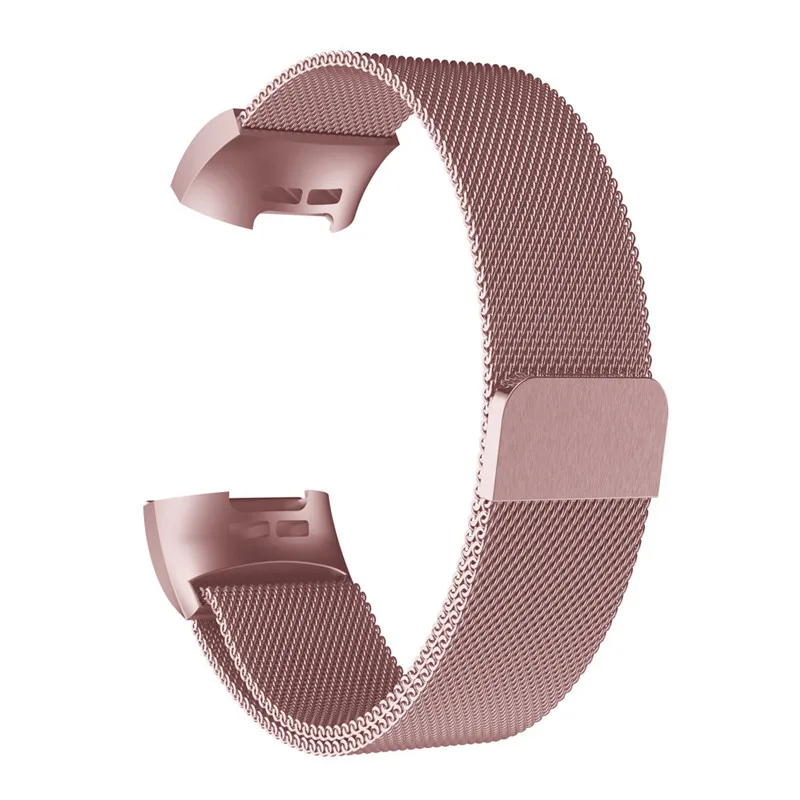 Миланская петля, магнитный ремешок, для браслета Fitbit Charge 2, металл, нержавеющая сталь, часы, браслет для Fitbit Charge 3 Band, для женщин и мужчин