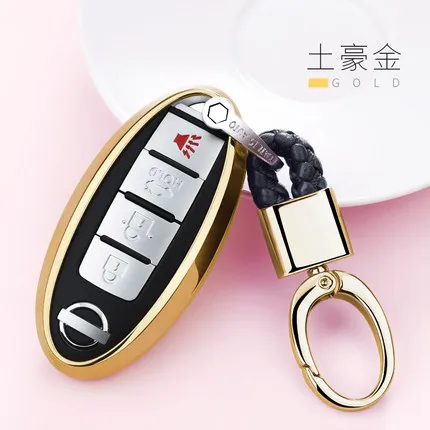 TPU-Car-Key-Cover-Case-for-Nissan-Tidda-Livida-X-Trail-T31-T32-Qashqai-Teana-March