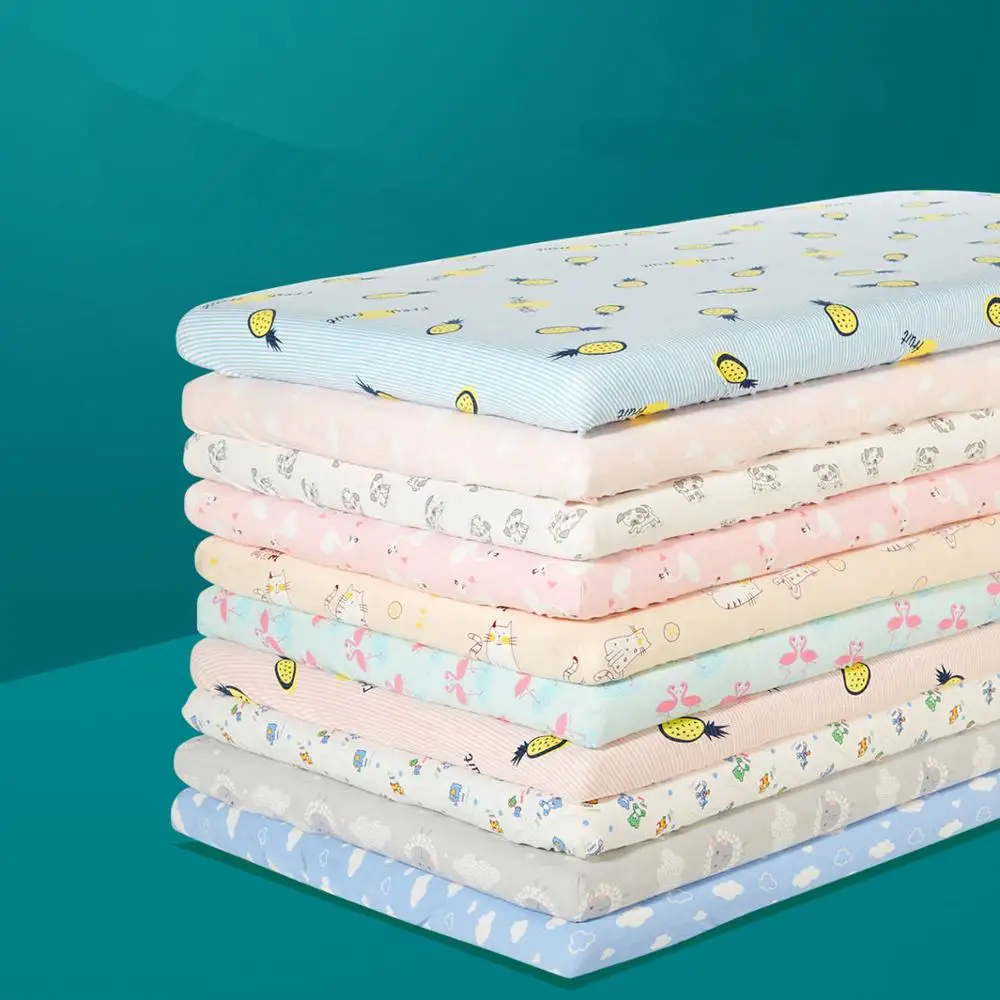 Printed Baby Crib Fitted Sheet Dustproof Mattress Cover For Baby Bed 1 Piece Cotton Toddler Cot Cover Breathable Newborn Bedding Printed Baby Crib Fitted Sheet Dustproof Mattress Cover For Baby Bed 1 Piece Cotton Toddler Cot Cover Breathable Newborn Bedding