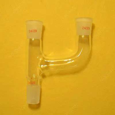 

Claisen Adapter,3-Way Distillation Adapter with 24/29 Joint,lab Glassware