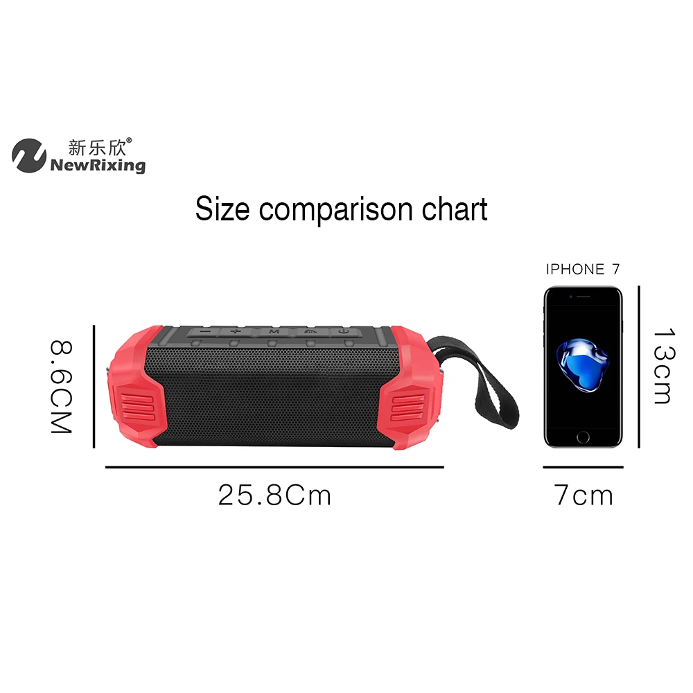 TWS Bluetooth глубокий бас-динамик с FM tf-картой IPX4 водонепроницаемый Hifi музыкальный звуковой ящик портативный внешний аккумулятор Беспроводная аудиосистема