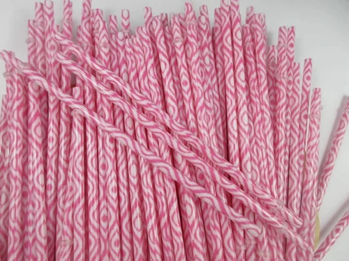 100pcs rose red 100 шт. печати цвет многоразовые пластик толстые соломинки резьбой соломы для вечерние дома применение бар поставки интимные аксессуары - Цвет: 100pcs rose red