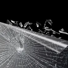 SUNICE 8MIL Safety Window Tint Film Transparent PET Explosion-proof Security 60"X78.7"(152cmX200cm) Self-Adhesive