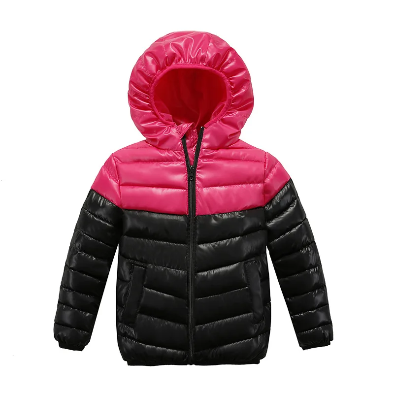 Куртка и пальто для маленьких мальчиков новая зимняя модная верхняя одежда с капюшоном детские куртки, одежда теплое пальто От 3 до 10 лет зимние куртки и пальто для детей