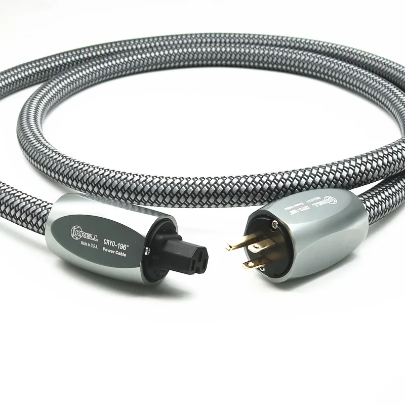 

krell CRYO196 power cable HIFI US AC Audiophile Power cord for amplifer CD Player EU Power Line hifi Power cable