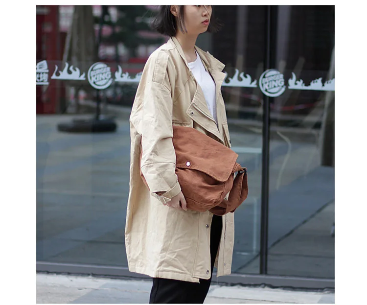 Новинка 102518 года; популярная женская Холщовая Сумка на плечо; Женская винтажная сумка для отдыха; Студенческая Повседневная сумка