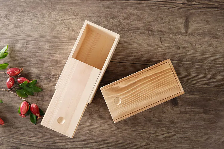 Оптовая продажа прямоугольная деревянная коробка для хранения новые ювелирные изделия Деревянный Подарочный чехол Модный дизайн можно