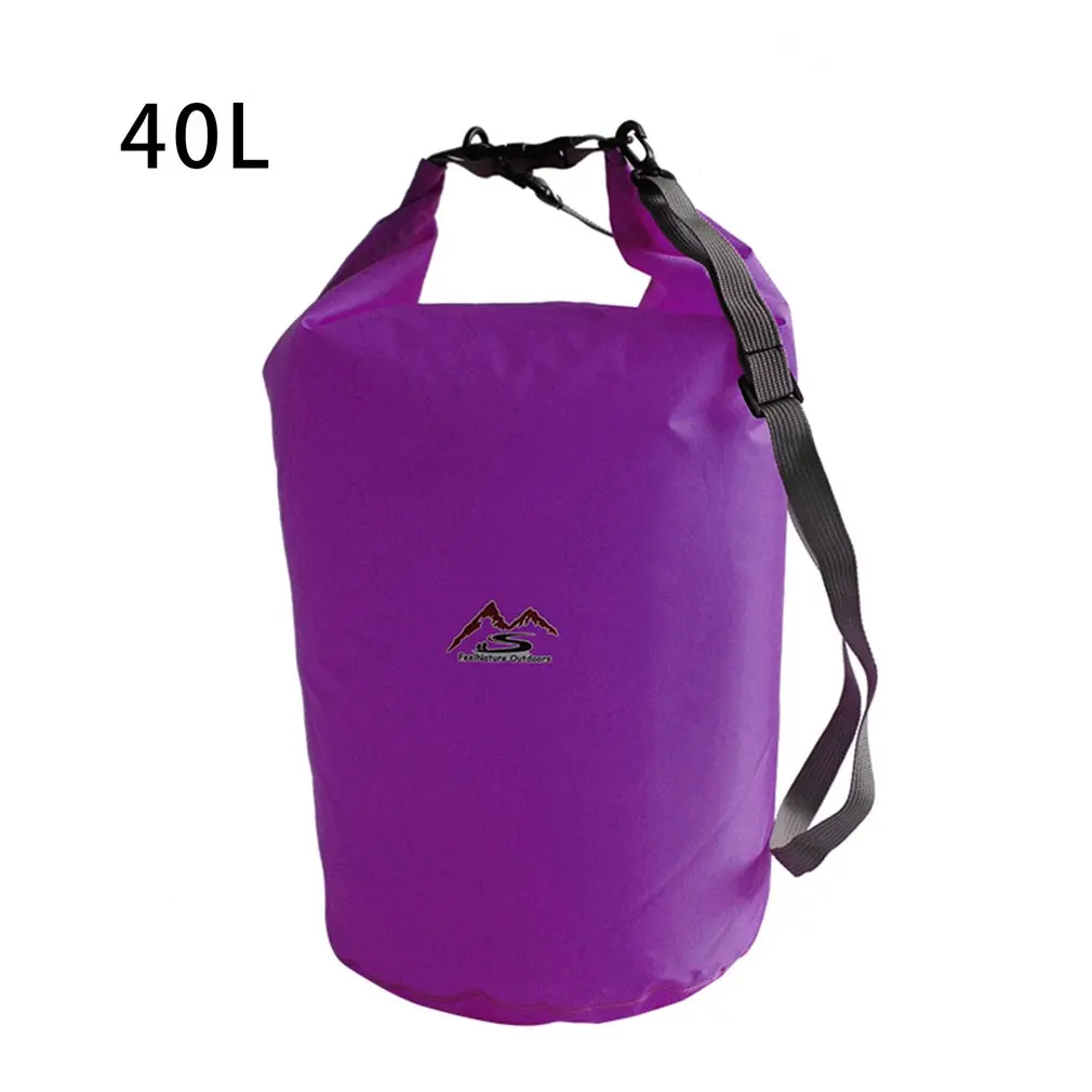 Водонепроницаемый открытый плавательный мешок сухой мешок плавающие шестерни сумки для лодок Рыбалка рафтинг плавание Горячая 5L/10L/20L/40L - Цвет: 16
