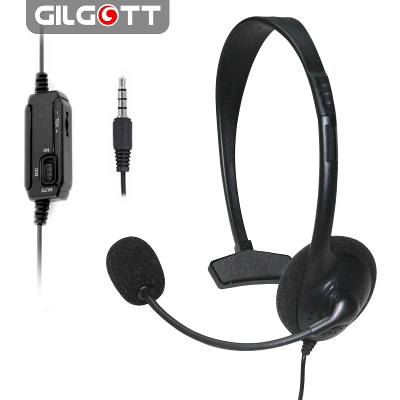 Wired Gaming Headband Single Headset With MIC And Volume ...