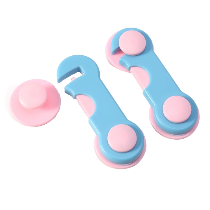 4 قطع أبواب أدراج خزانة طفل رضيع الأطفال حماية سلامة البلاستيك قفل