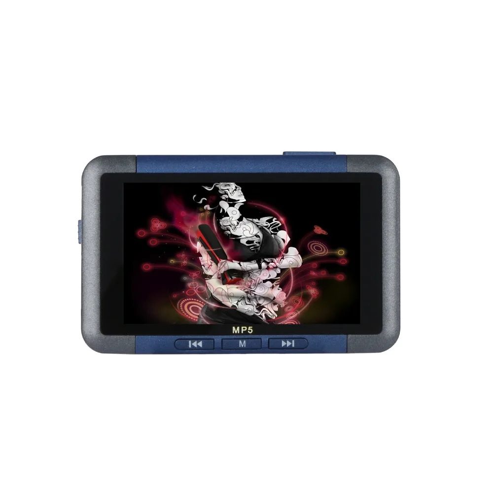 Портативный 8 Гб 16 Гб MP5 музыкальный плеер с ЖК-экраном fm-радио видео фильм может быть картой встроенный динамик
