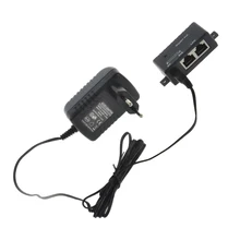 1 порт Gigabit настенное крепление питания через Ethernet PoE инжектор питания 48 в 15 Вт в комплекте: GPOE-1-48v15w