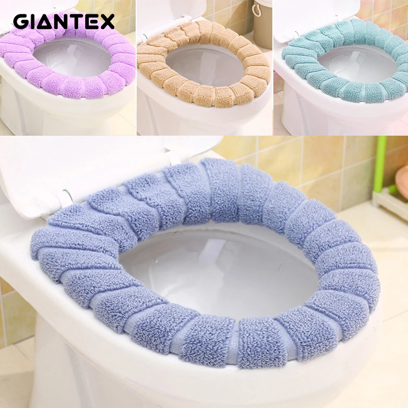 Warm Soft Overcoat Toilet Case Toilet Mat Toilet Seat Cover Pad