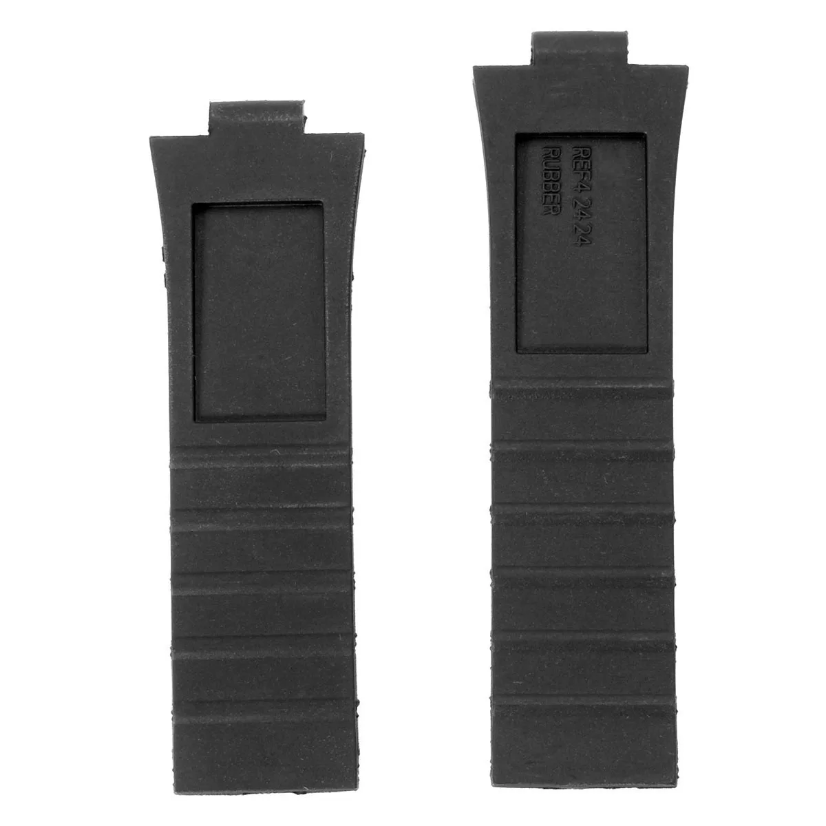 Ремешок из двух частей 24 мм, сменный черный универсальный модный спортивный резиновый ремешок для наручных часов, ремешок для часов ORIS Diver TT1