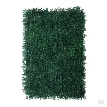 2 шт Искусственные растения стеновые панели трава листва газон для свадьбы место магазин окна Декор садовое украшение фото реквизит, 60x40 см