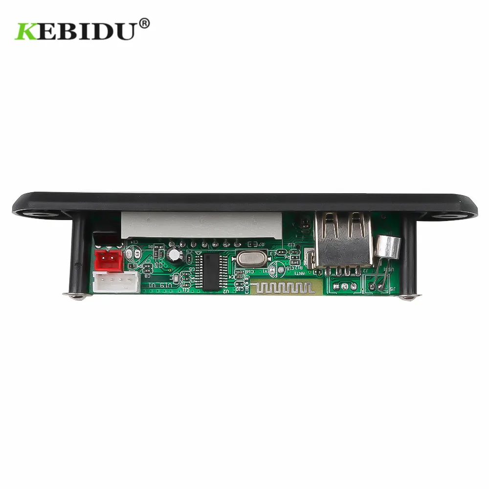 KEBIDU декодирующая плата модуль Bluetooth MP3 светодиодный 12 В DIY USB TF fm-радио модуль беспроводной Bluetooth декодер запись mp3-плеер