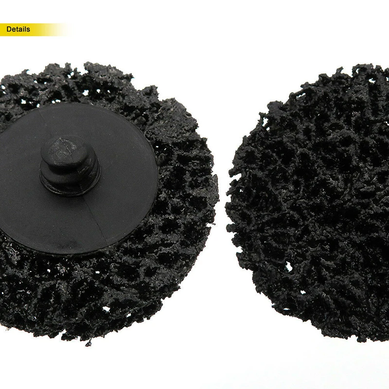 

Black High Quality 5PCS 2" Quick Change Roloc+Easy Strip & Cleaning Discs Black Tool Part Accessories