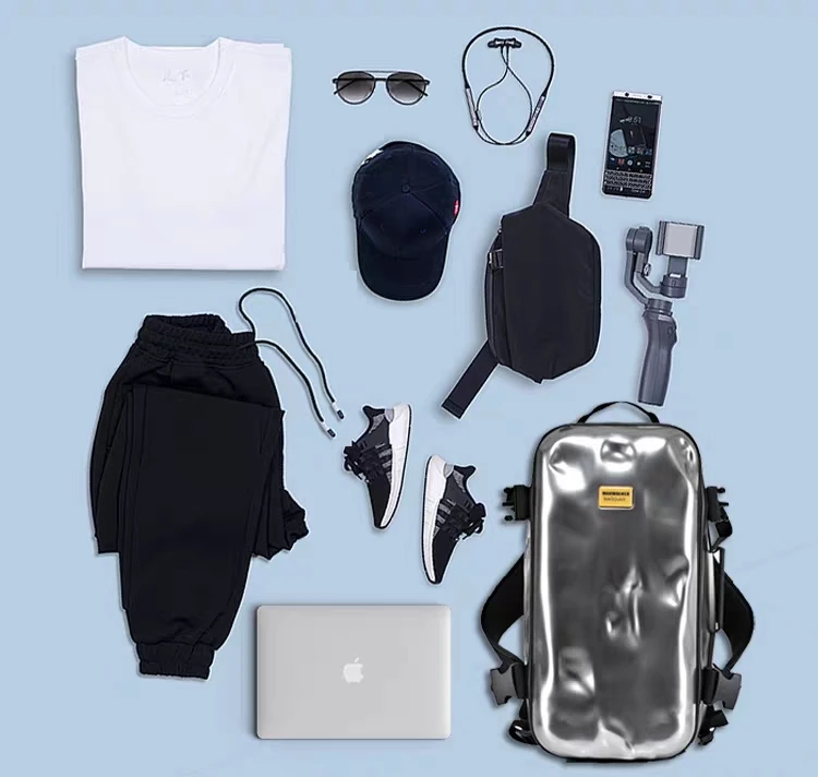 Мужской рюкзак, сумка с повреждениями, высококачественный дизайн, тренд ins, на короткие расстояния, для путешествий, спорта, тренировок, фитнеса, путешествий, рюкзак