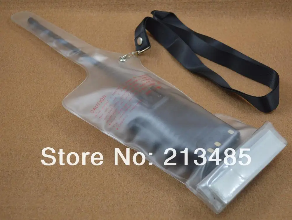 Водонепроницаемый сумка с ремешком для Motorola Kenwood Icom Yaesu Vertex Стандартный Baofeng UV-5R UV-3R + Wouxun Puxing двусторонней радио