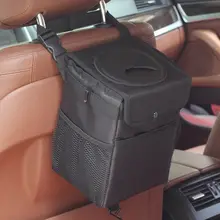 Подвесной автомобильный мусорный мешок водонепроницаемый складной мусорный контейнер для хранения мусора