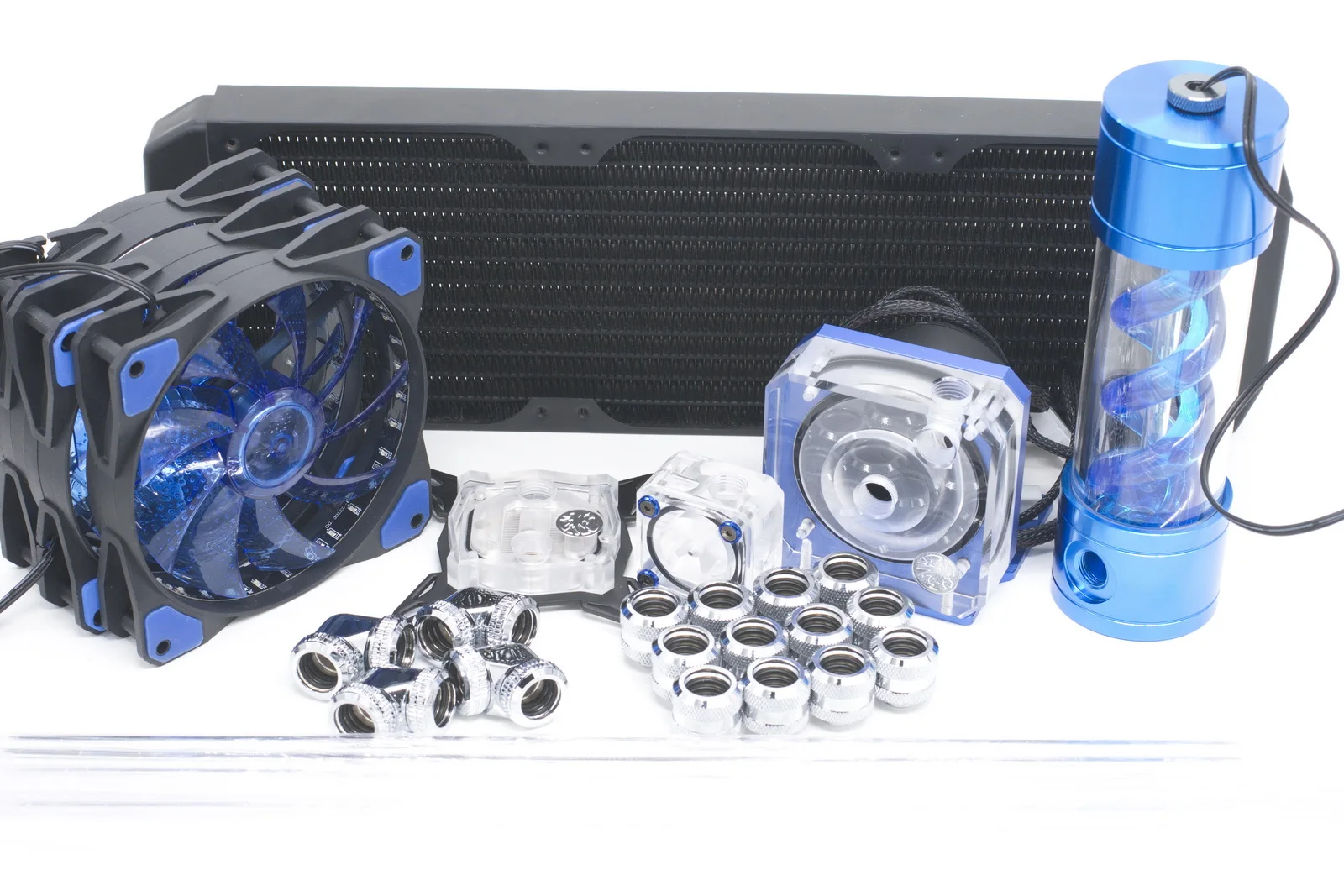 

Bykski Water Cooling Kit for CPU Rigid Tube Intel AMD 360mm Copper Radiator